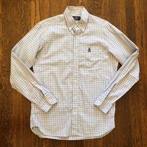 EUC Psycho Bunny Dress Shirt 100% Pima Cotton